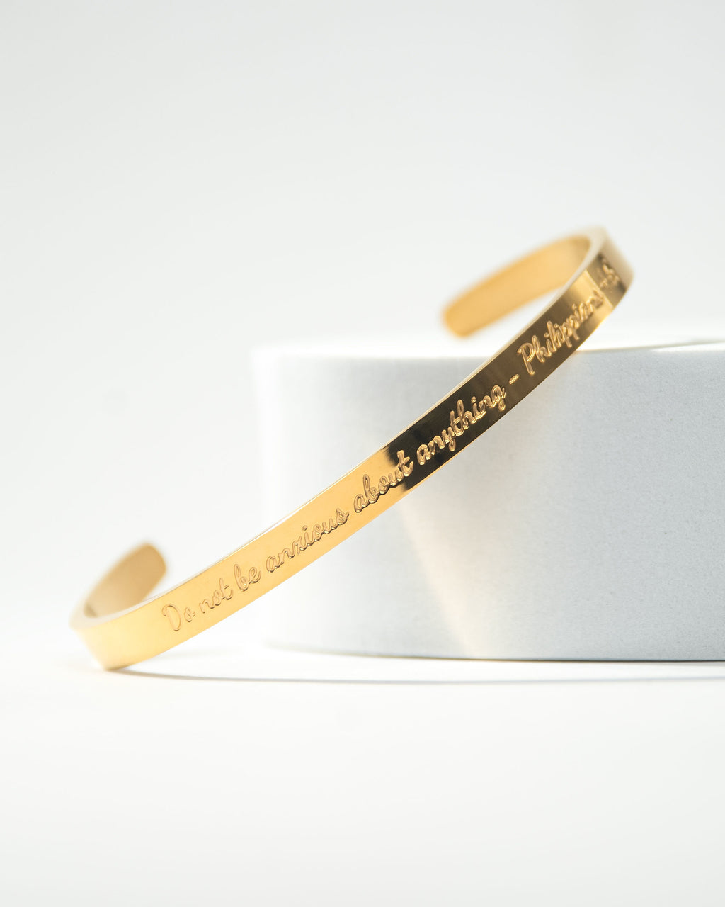 Phil 4:6-7 Cuff Bracelet