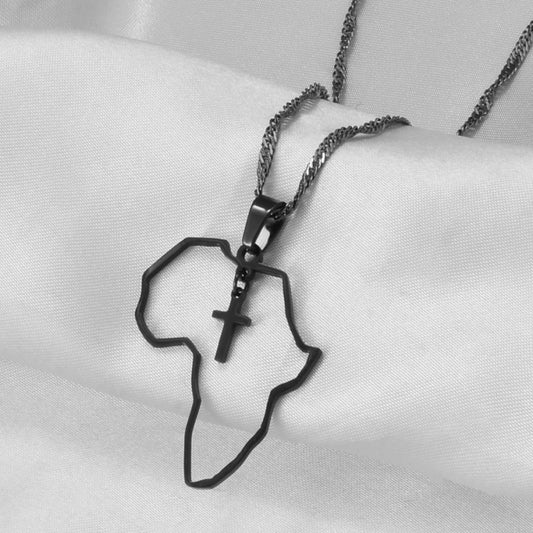 Africa x Cross Necklace